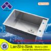 ledge stainless steel kitchen sink