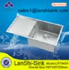 drainboard round corner kitchen sink